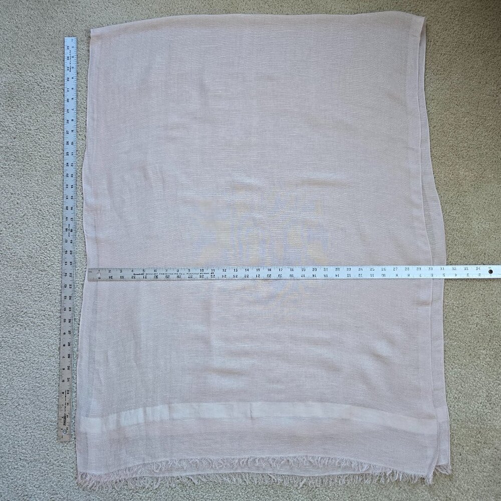 NWOT Linen Scarf PINK